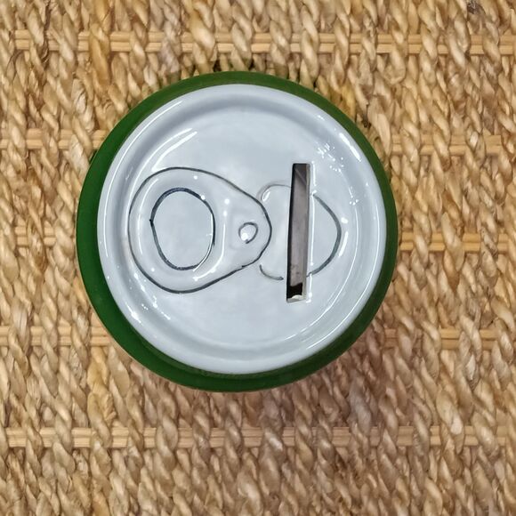 Green Beer Money Bank 6" Ceramic Can - Picture 3 of 9